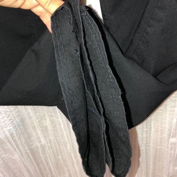 Scrubstar S Black four pocket w/pink trim details scrub bottom pants - Picture 9 of 14